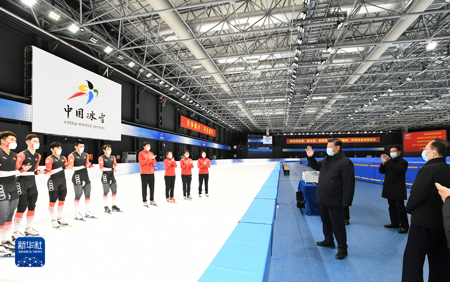 习近平在北京考察2022年冬奥会、冬残奥会筹办备赛工作时强调 坚定信心再接再厉抓好各项筹备工作 确保北京冬奥会冬残奥会圆满成功 韩正陪同考察